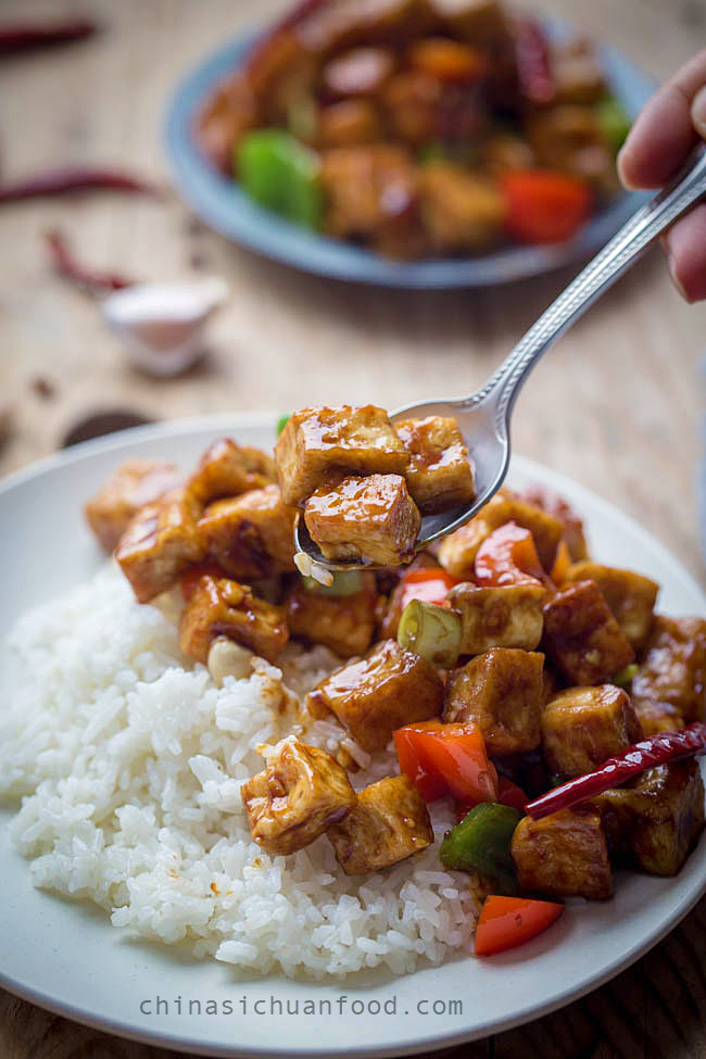 Kung Pao Tofu |chinasichuanfood.com