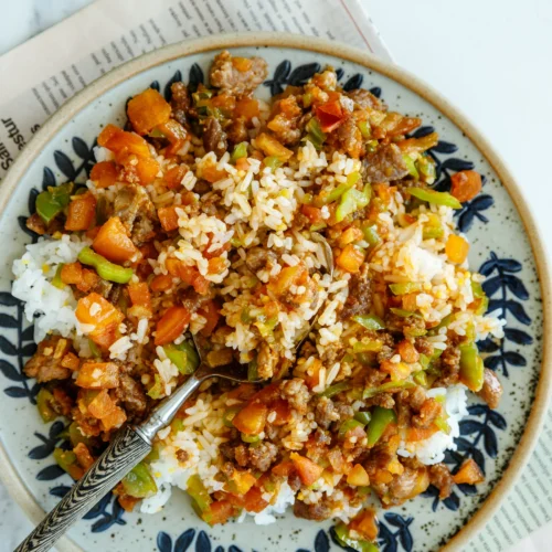 pork and tomato stir fry