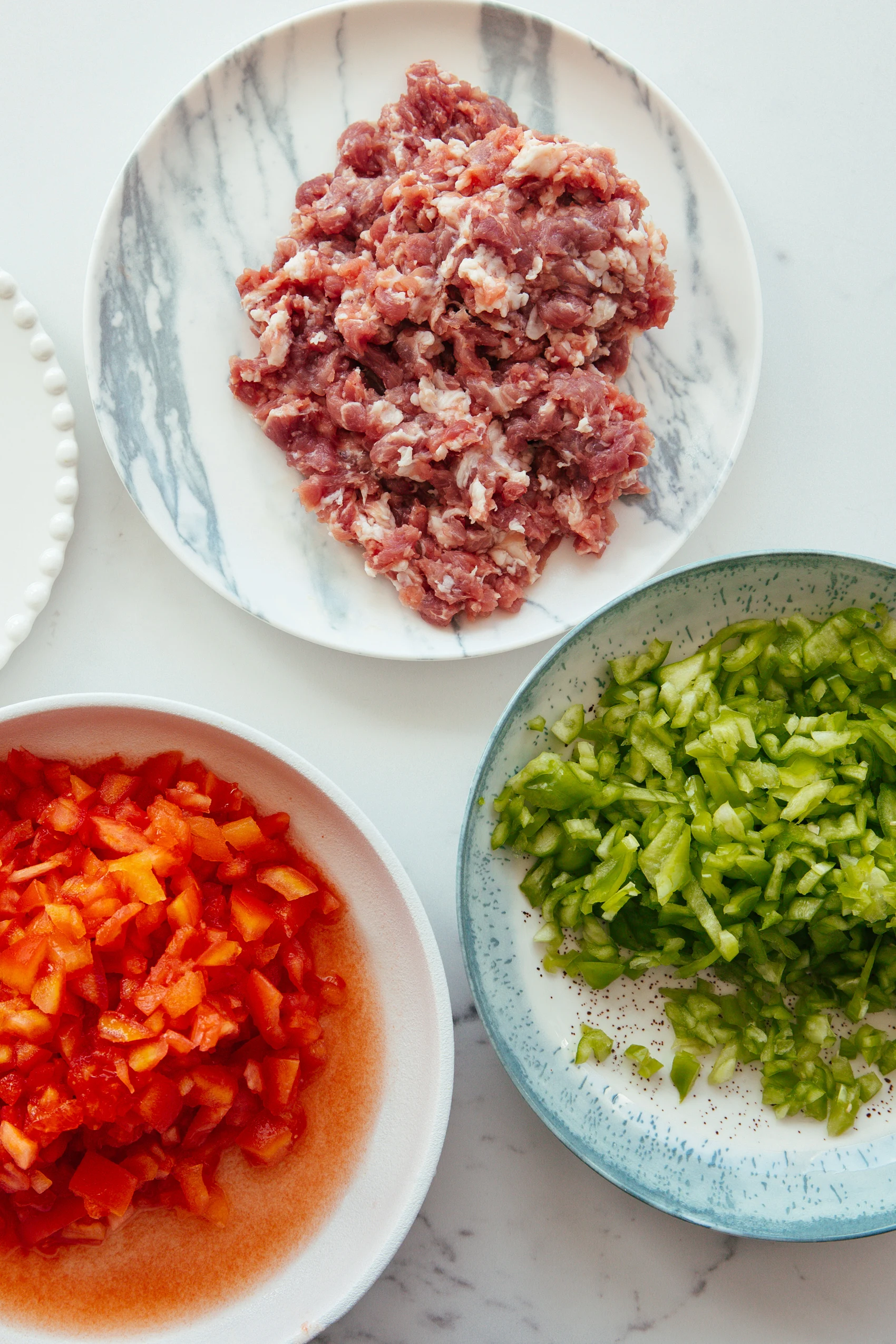 pork and tomato stir fry